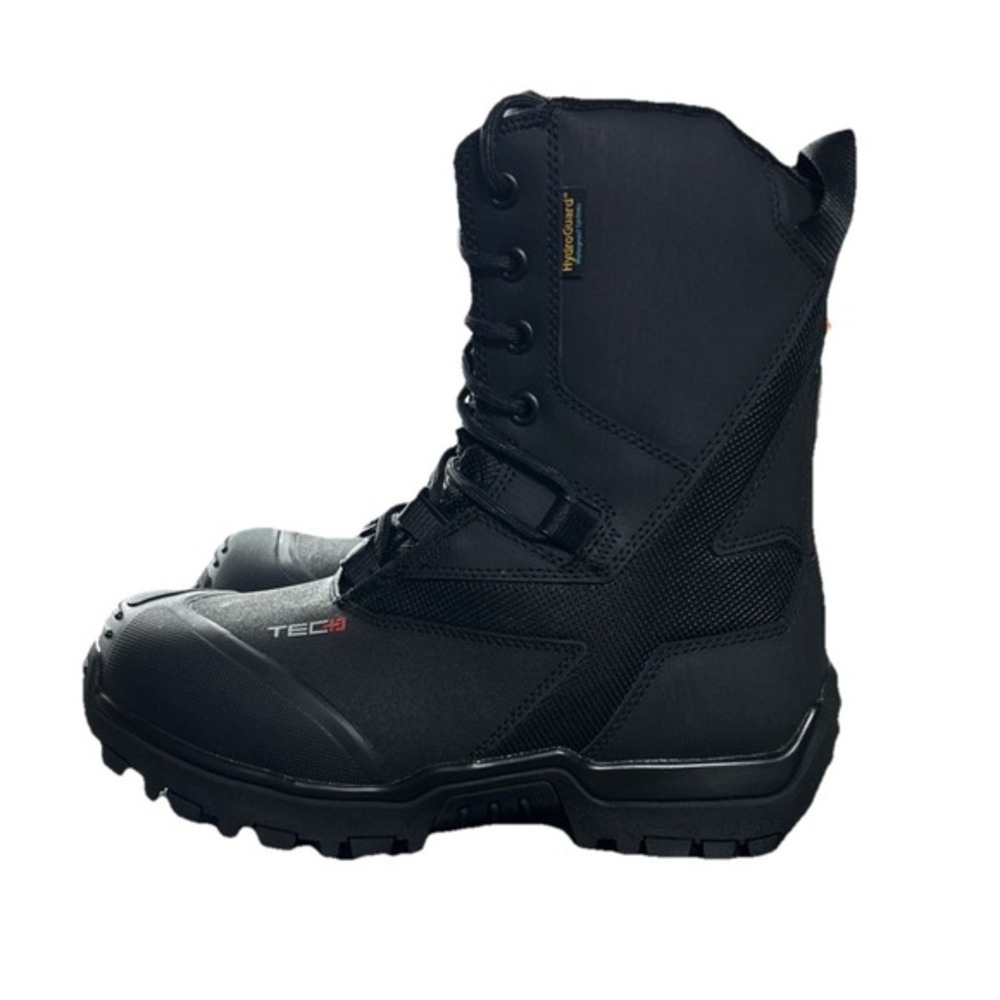 Ski-Doo‎ Tec+ Snowmobile Boots Men 8 Black Waterproof Primaloft Insulated 444263